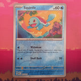 Pokemon Card Squirtle Scarlet & Violet 151 Reverse Holo 007/165 Near Mint