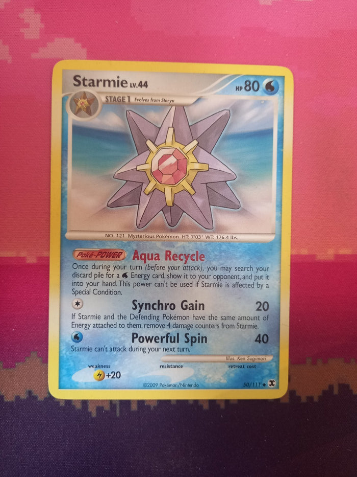 Pokemon Card Starmie Lv.44 Rising Rivals 50/111 Near Mint