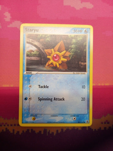 Pokemon Card Staryu EX Delta Species Common 84/113 Near Mint