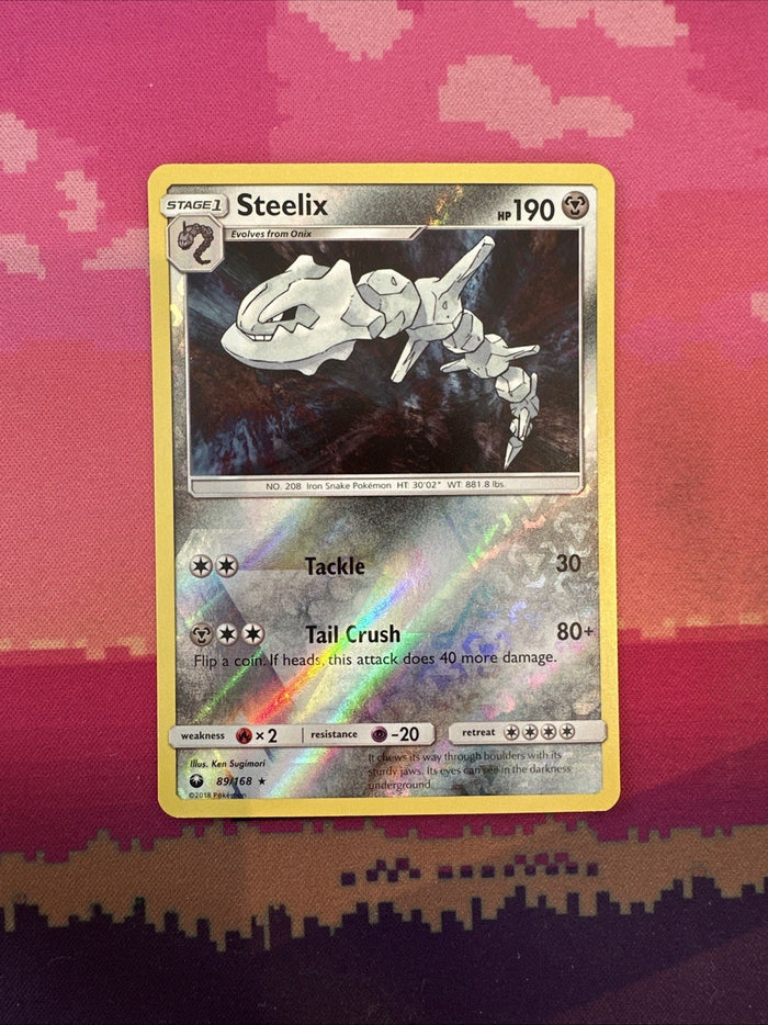 Pokemon Card Steelix Celestial Storm Reverse Holo Rare 89/168 Near Mint