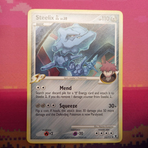 Pokemon Card Steelix Rising Rivals Uncommon 51/111 Near Mint