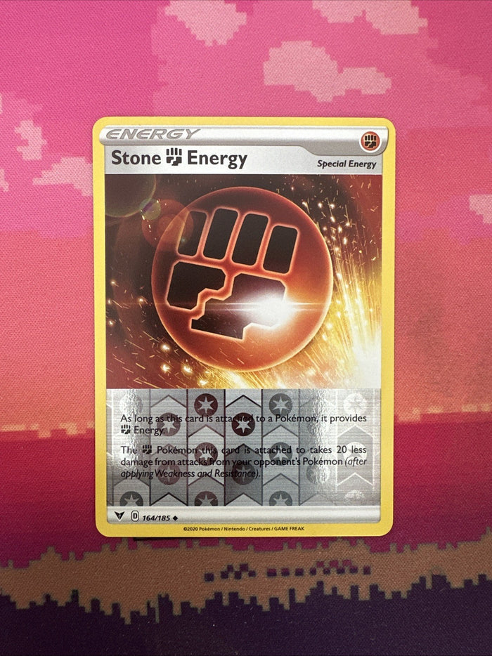 Pokemon Card Stone Energy Vivid Voltage Reverse Holo 164/185 NM