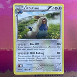 Pokemon Card Stoutland XY Base Set Rare 110/146 Near Mint