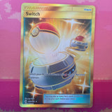 Pokemon Card Switch 160/149 Secret Rare Sun & Moon Near Mint