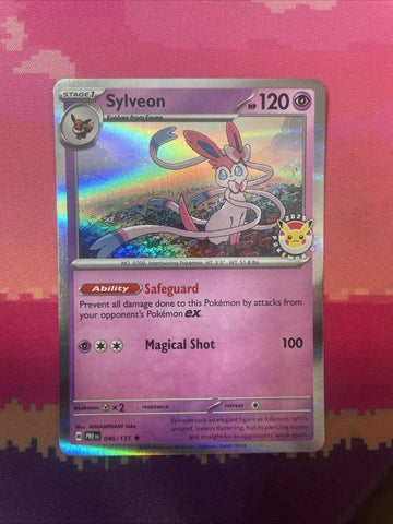 Pokemon Card Sylveon Pokemon Day STAMPED 040/131 Near Mint