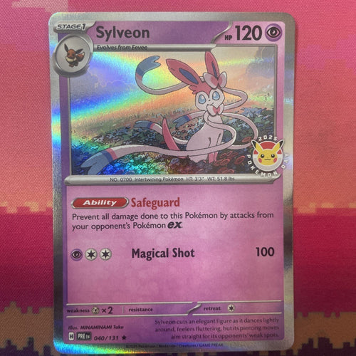 Pokemon Card Sylveon Pokemon Day STAMPED 040/131 Near Mint