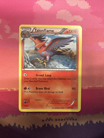 Pokemon Card Talonflame Roaring Skies Rare 15/108 Near Mint