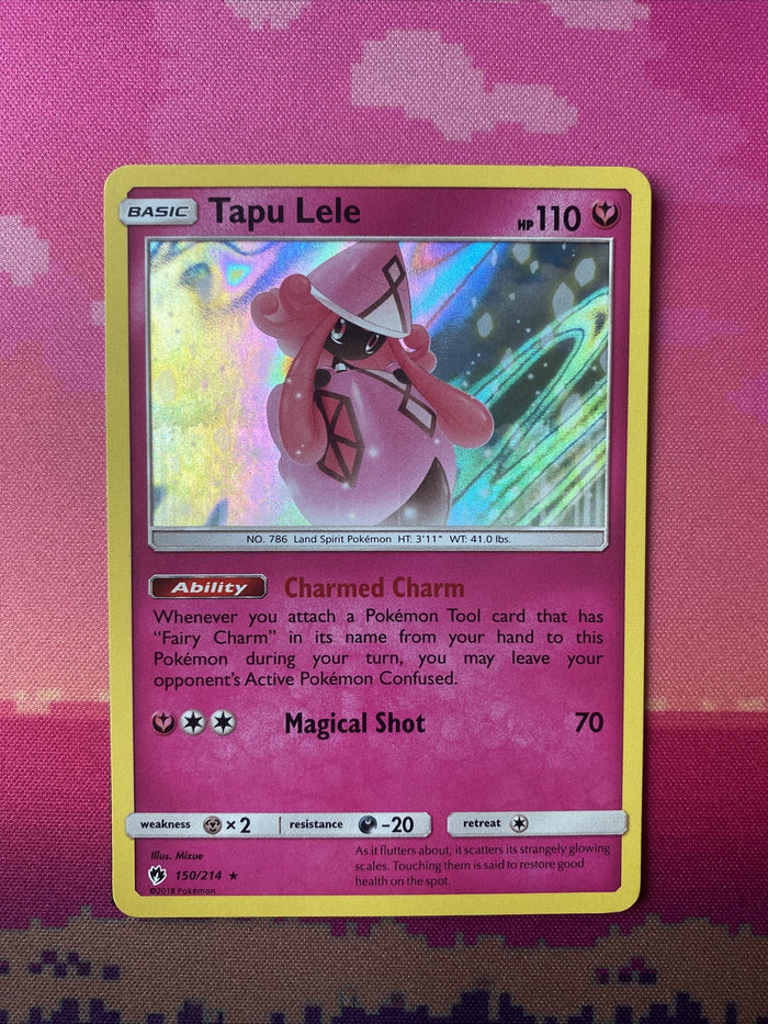 Pokemon Card Tapu Lele Lost Thunder Holo Rare 150/214 Near Mint