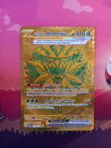 Pokemon Card Teal Mask Ogerpon ex 177/131 Prismatic Evolutions Near Mint