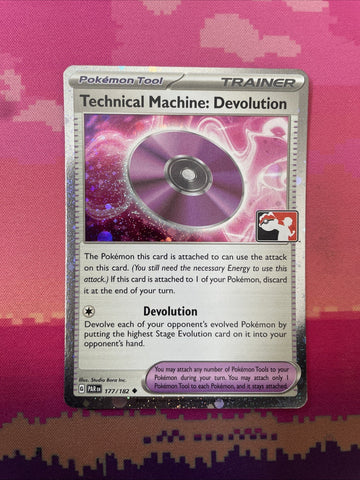 Pokemon Card Technical Machine: Devolution Prize Pack Cosmo Holo 177/182 NM