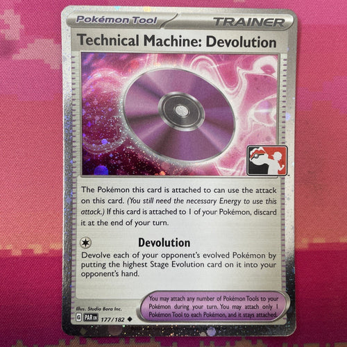 Pokemon Card Technical Machine: Devolution Prize Pack Cosmo Holo 177/182 NM