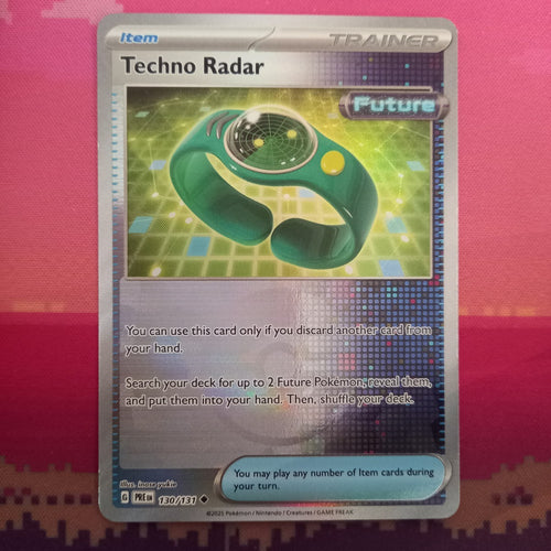 Pokemon Card Techno Radar Prismatic Evolutions Reverse Holo 130/131 Near Mint