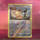 Pokemon Card Teddiursa Cosmic Eclipse Reverse Holo 171/236 Near Mint