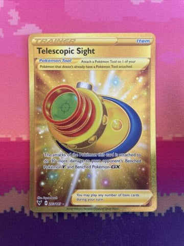 Pokemon Card Telescopic Sight 203/185 Secret Rare Vivid Voltage Near Mint