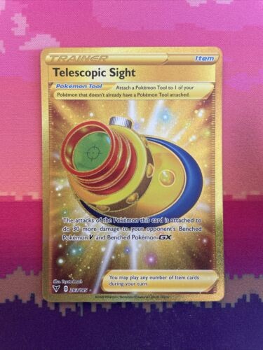 Pokemon Card Telescopic Sight 203/185 Secret Rare Vivid Voltage Near Mint