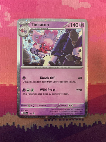 Pokemon Card Tinkaton Black Star Promo 140 Near Mint