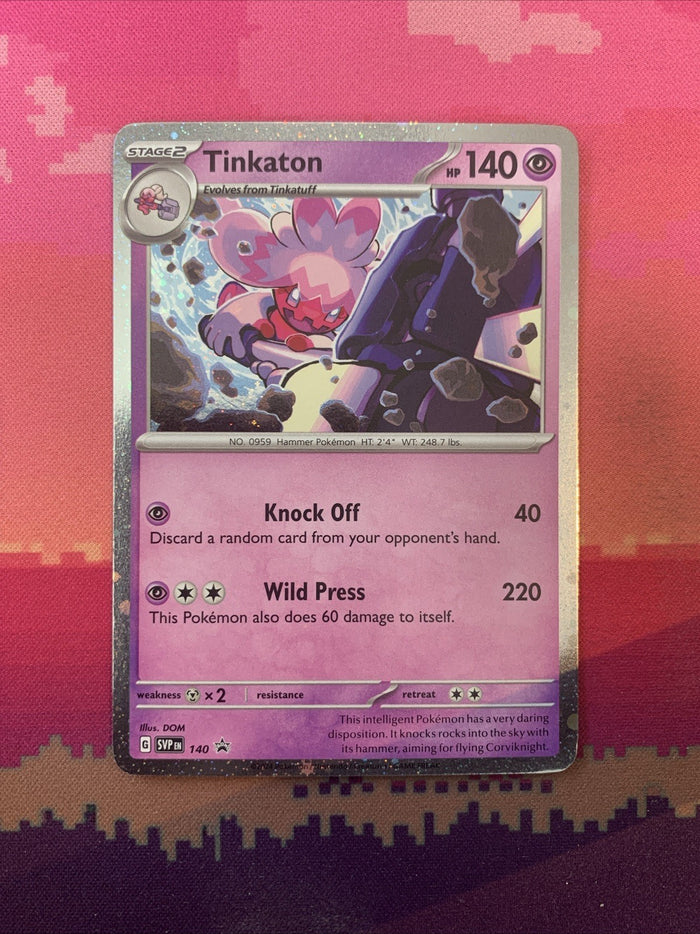 Pokemon Card Tinkaton Black Star Promo 140 Near Mint