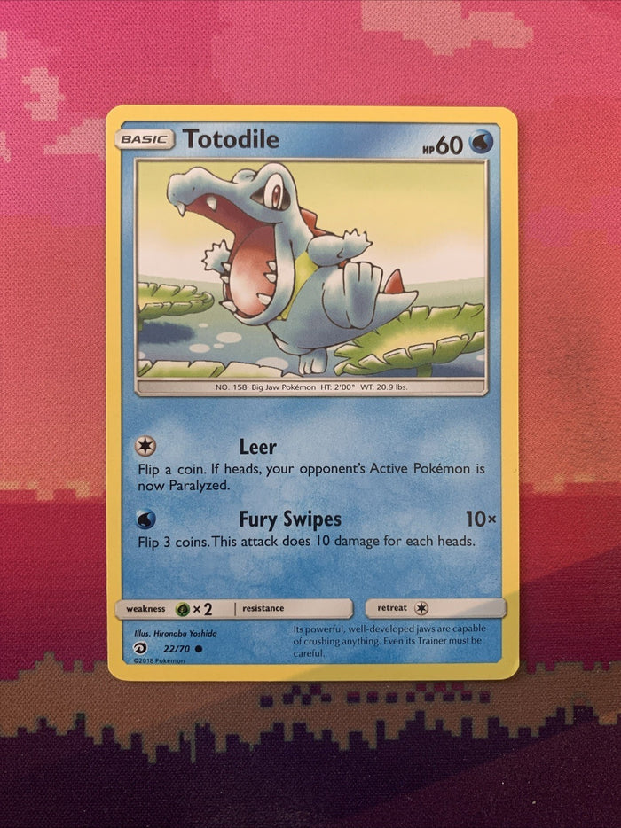 Pokemon Card Totodile Dragon Majesty Common 22/70 Near Mint