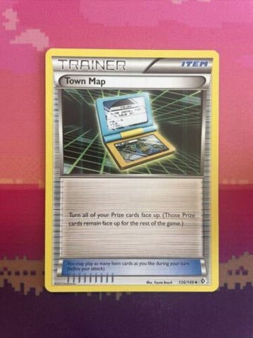 Pokemon Card Town Map Boundaries Crossed Uncommon 136/149 Near Mint