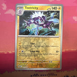 Pokemon Card Toxtricity Obsidian Flames Reverse Holo Rare 072/197 NM