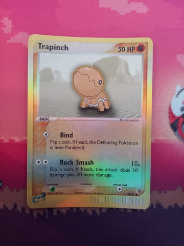 Pokemon Card Trapinch EX Dragon Reverse Holo Common 79/97 Near Mint