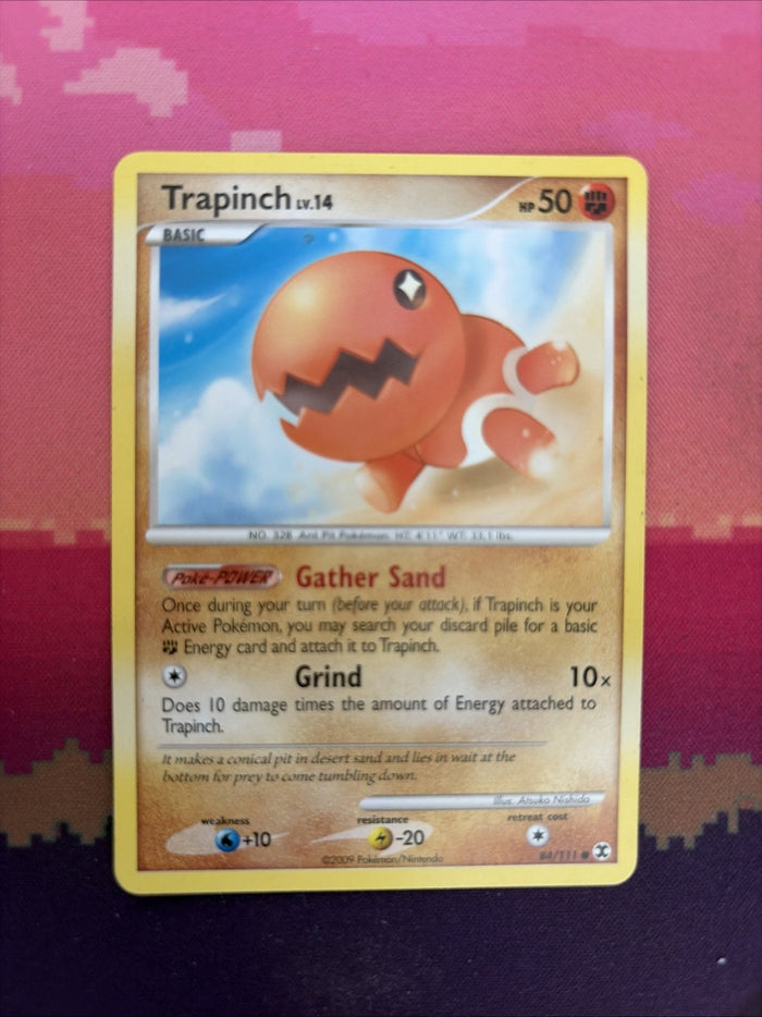 Pokemon Card Trapinch Rising Rivals Common 84/111 Near Mint