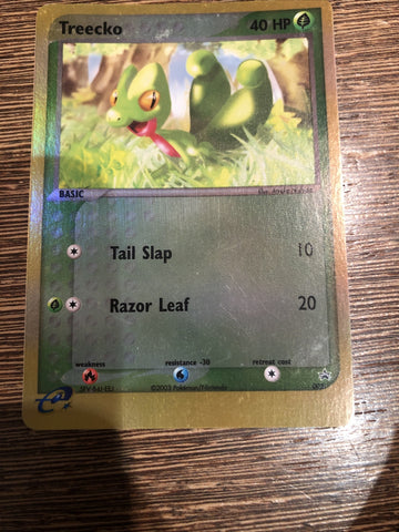 Pokemon Card Treecko EX Dragon Reverse Holo 80/97 NM (back)