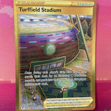 Pokemon Card Turrfield Stadium 234/203 Secret Rare Evolving Skies Near Mint