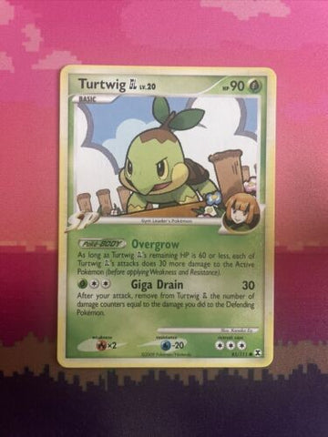 Pokemon Card Turtwig Rising Rivals Common 85/111 NM