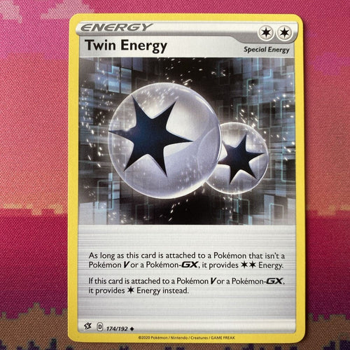 Pokemon Card Twin Energy Rebel Clash Uncommon 174/192 Near Mint