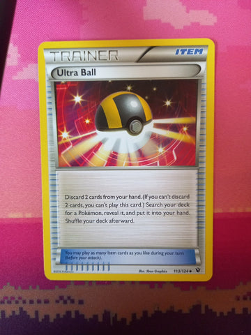 Pokemon Card Ultra Ball Fates Collide Uncommon 113/124 Near Mint