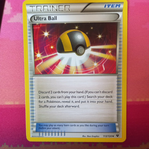 Pokemon Card Ultra Ball Fates Collide Uncommon 113/124 Near Mint