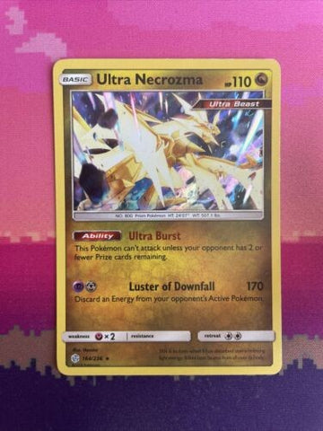 Pokemon Card Ultra Necrozma Cosmic Eclipse Holo Rare 164/236 Near Mint