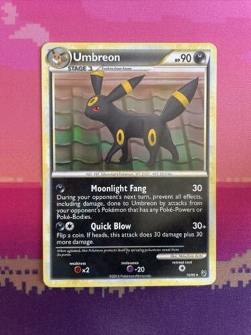 Pokemon Card Umbreon Undaunted Rare 10/90 Near Mint