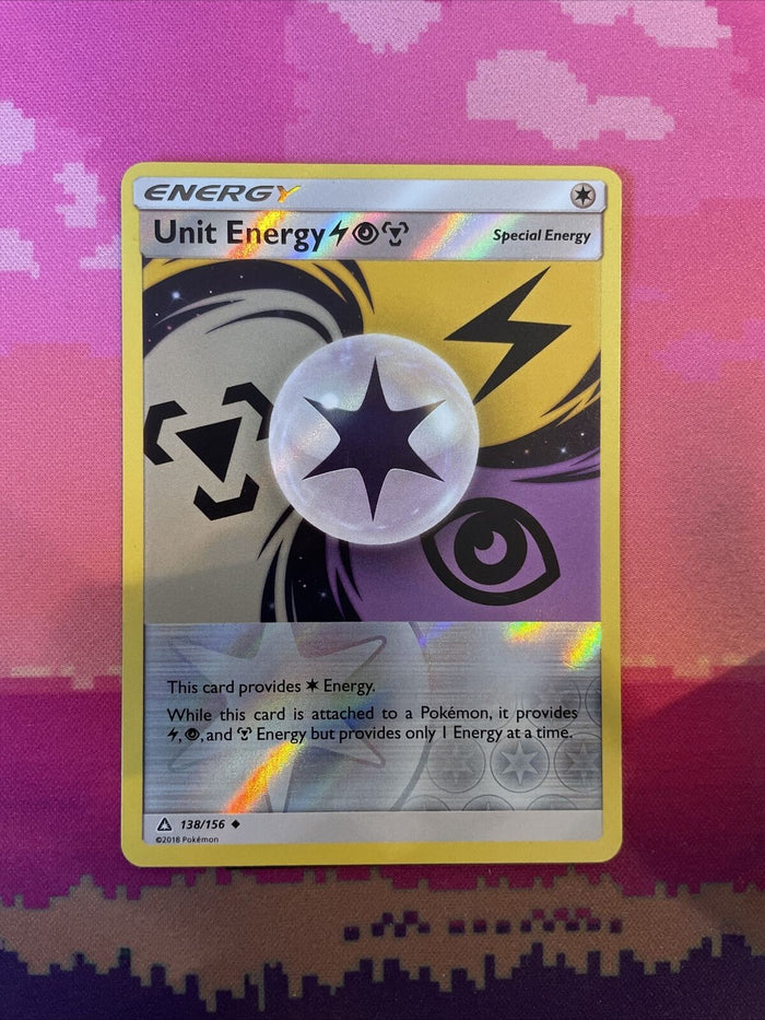 Pokemon Card Unit Energy Ultra Prism Reverse Holo Uncommon 138/156 Near Mint