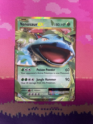 Pokemon Card Venusaur EX 1/108 Ultra Rare Evolutions Near Mint