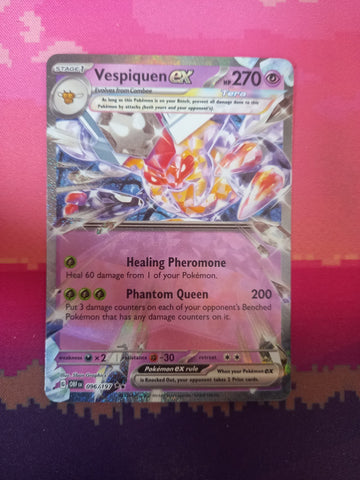 Pokemon Card Vespiquen EX Obsidian Flames 096/197 Near Mint