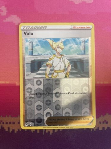 Pokemon Card Volo Lost Origin Reverse Holo Rare 169/196 Near Mint
