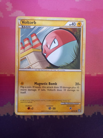 Pokemon Card Voltorb HS Triumphant 83/102 Near Mint