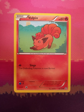 Pokemon Card Vulpix Dragon Exalted 18/124 Near Mint