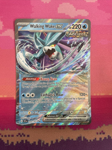 Pokemon Card Walking Wake 050/162 Temporal Forces Double Rare Near Mint