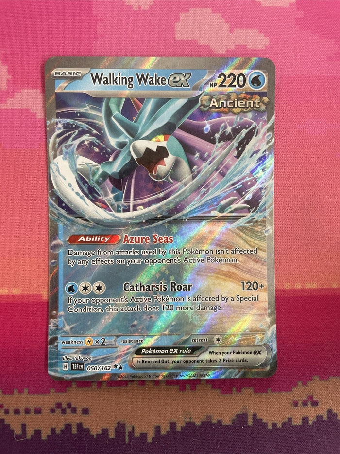 Pokemon Card Walking Wake 050/162 Temporal Forces Double Rare Near Mint