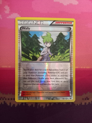 Pokemon Card Wally Roaring Skies Reverse Holo 94/108 Near Mint