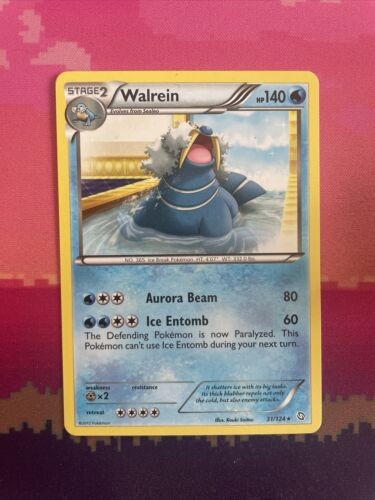 Pokemon Card Walrein Dragons Exalted Rare 31/124 Near Mint