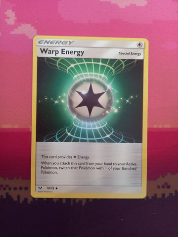 Pokemon Card Warp Energy Shining Legends Uncommon 70/73 Near Mint