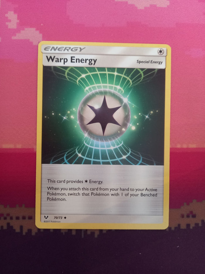 Pokemon Card Warp Energy Shining Legends Uncommon 70/73 Near Mint