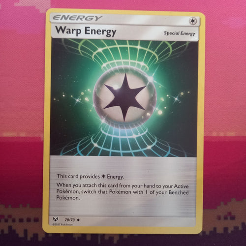 Pokemon Card Warp Energy Shining Legends Uncommon 70/73 Near Mint