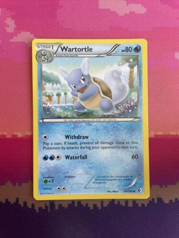 Pokemon Card Wartortle Boundaries Crossed Uncommon 30/149 Near Mint
