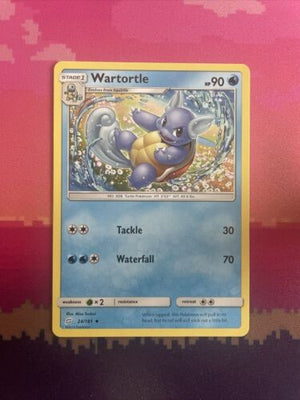 Pokemon Card Wartortle Team Up Uncommon 24/181 Near Mint