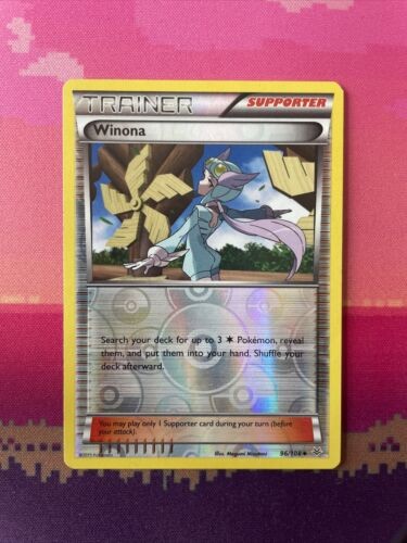 Pokemon Card Winona Roaring Skies Reverse Holo 96/108 Near Mint